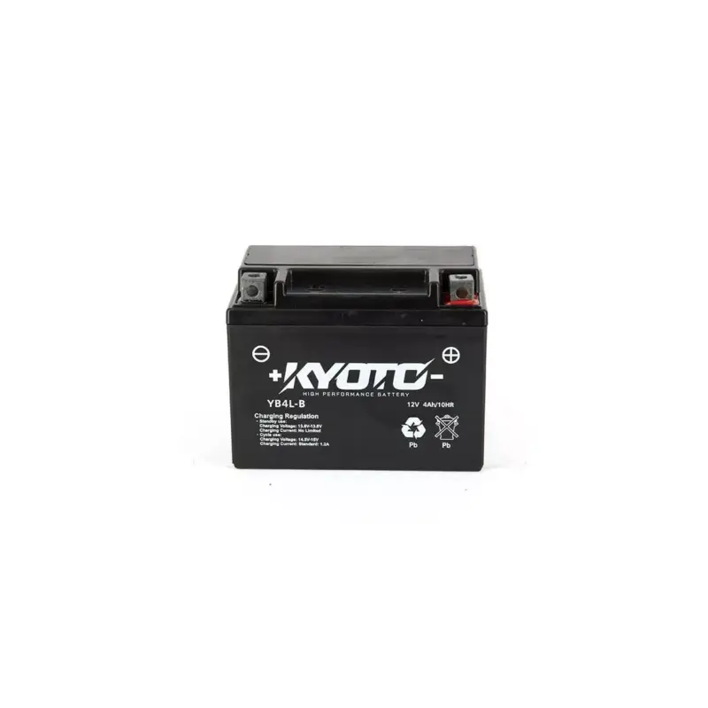 Batterie Kyoto KB4L-B-FA – SLA AGM – Sans Entretien – Prête à l&rsquo;Emploi Jusqu’à Épuisement Des Stocks