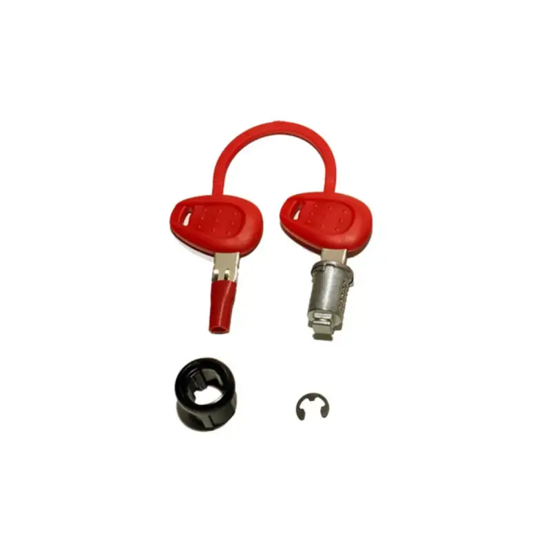 Achetez Aujourd’hui Barillet avec bague et clé standard rouge Z140R pour serrure de valise ou top case GIVI (épaisseur 2mm)