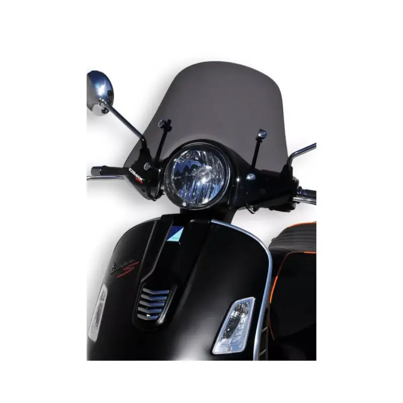 Pare-Brise scooter Ermax Mini sportivo 40cm pour Vespa 125 et 300 GTS 2008 et + Bon Marché