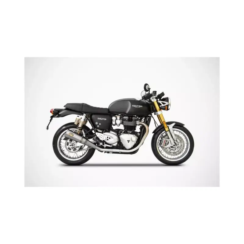Silencieux inox racing ZARD pour Triumph Thruxton 1200R 2017-2018 Acheter En Ligne