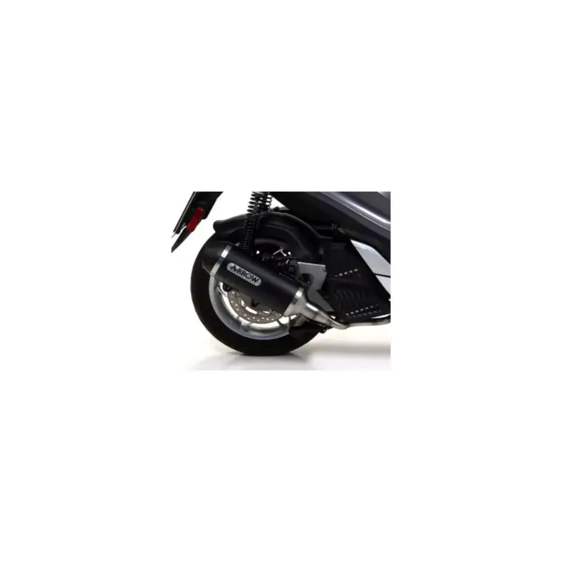 Silencieux URBAN ARROW 53517ANN Aluminium Dark, avec embout inox Noir, pour Piaggio Medley 125 et 150 2016 et + Offre Limitée