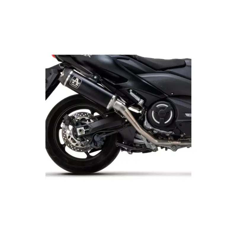 Ligne complète INDY RACE ARROW inox silencieux titane "Dark" pour Yamaha TMAX 530 2017-2019 et TMAX 560 2020-2024 Expédié Aujourd’hui