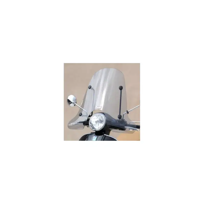 Remise Pare-Brise scooter Ermax Classico 65cm, découpe Ronde GM, pour Piaggio Liberty 50, 125 S, 300 2004-2010