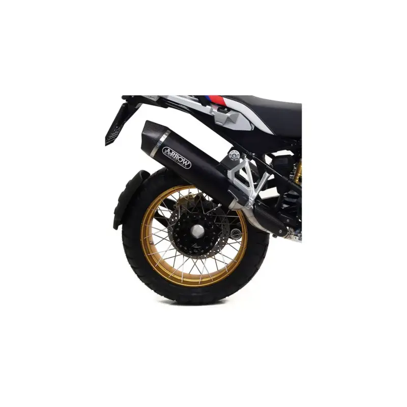 Satisfait Ou Remboursé Silencieux Maxi RACE-TECH 71805AKN DARK ARROW aluminium noir pour BMW R1200GS / Adventure 13-18, R1250GS 19 et +