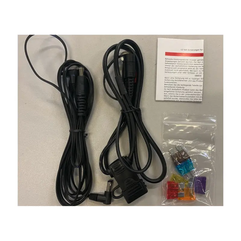 Certifié Kit de connexion batterie + jeu de fusibles + câble Y pour gants Gerbing Xtreme