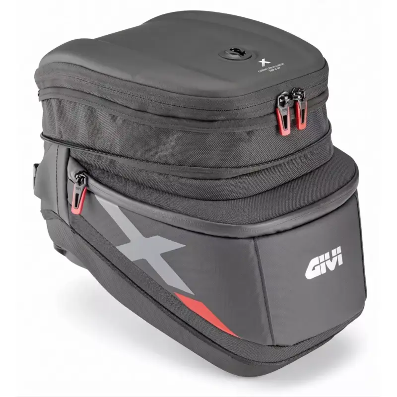 Remise Sacoche de réservoir XL05 GIVI TANKLOCK extensible pour Honda Africa Twin et Kawasaki 650 Versys