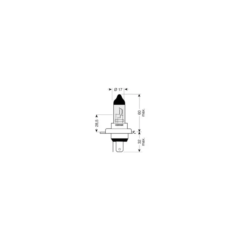 Osram - Ampoule H4 Night Breaker Laser - 12V 60/55W - Blister 1 ampoule Achetez Aujourd’hui