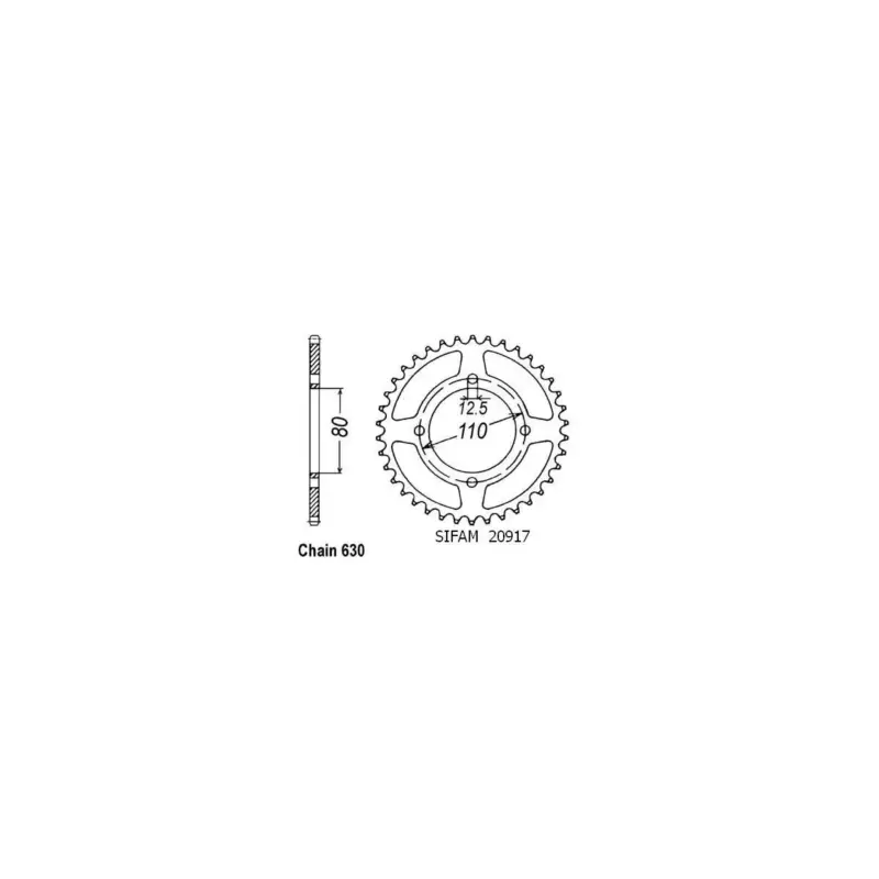 Expédié Aujourd’hui Sifam – Couronne Acier 41 Dents – Pas 630 – Similaire JTR333