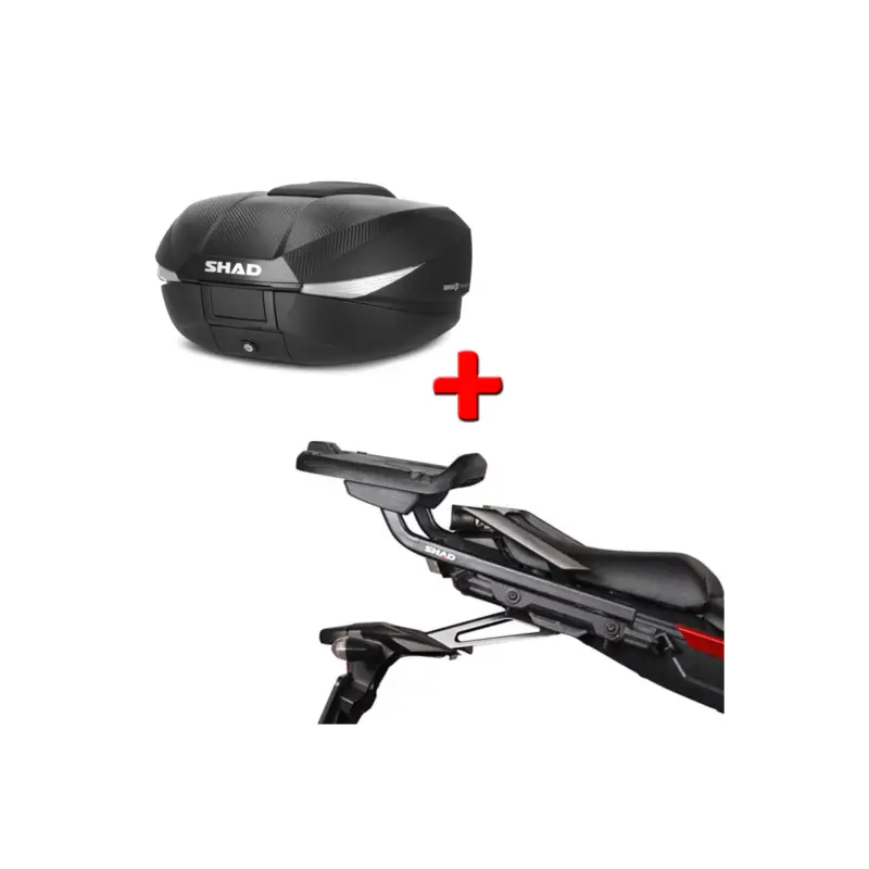 Super Prix Pack Support + Top Case SHAD au choix pour Yamaha Niken 900 2018 et +