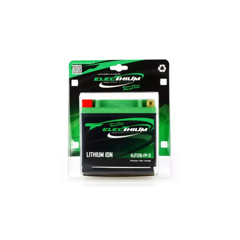 Dernier Modèle Batterie Electhium Lithium HJT12B-FP-S - (YT12B-BS)