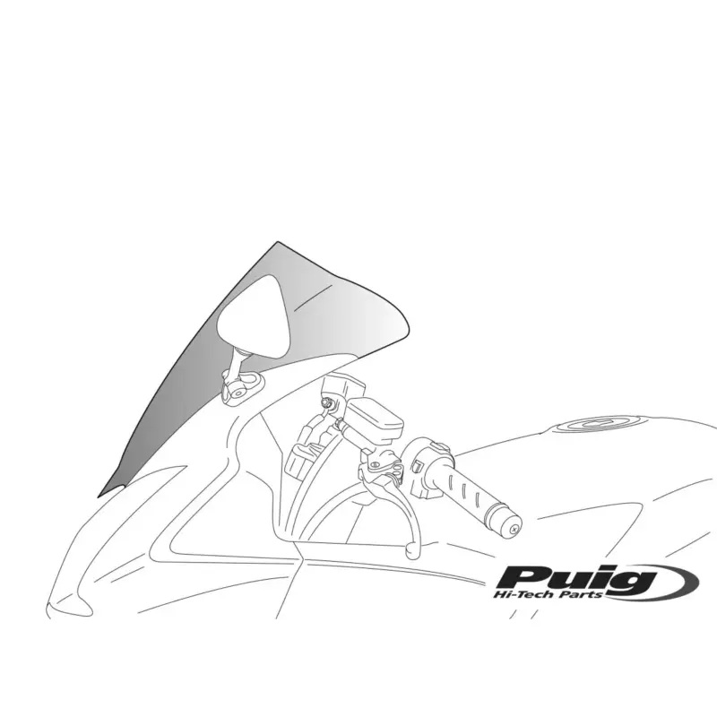 Soldes Puig - Bulle Racing 9690 - Ducati PANIGALE V4 S CORSE 2018-2019, PANIGALE V4 2018-2019, PANIGALE V4S 2018...