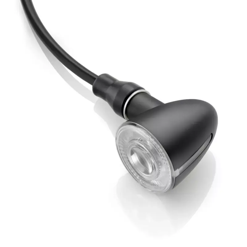 Produit De Marque Clignotants, feu de position arrière et feu stop intégré RIZOMA IRIDE S Noir ou Aluminium - Par PAIRE