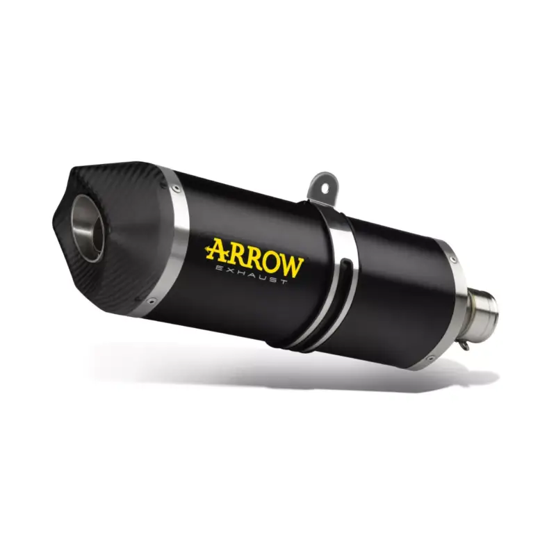 Silencieux RACE-TECH ARROW 71893AKN Aluminium "Dark" noir embout carbone pour Kawasaki Versys 1000 2019-2020 Acheter Direct