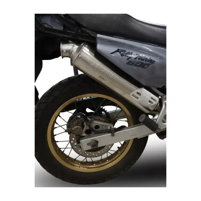 Meilleure Vente Silencieux Racing Paris-Dakar Replica ARROW 72024PD Inox pour Honda XL600V Transalp 1987-1997