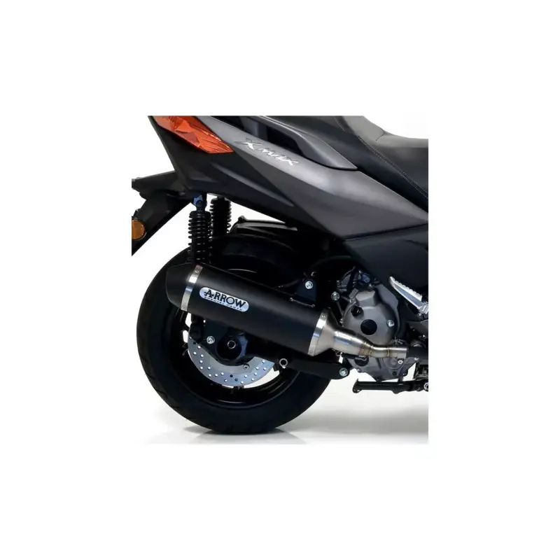 Prix Réduit Silencieux URBAN ARROW 53518ANN Aluminium Dark, avec embout inox Noir, pour Yamaha XMAX 250 2009-2016