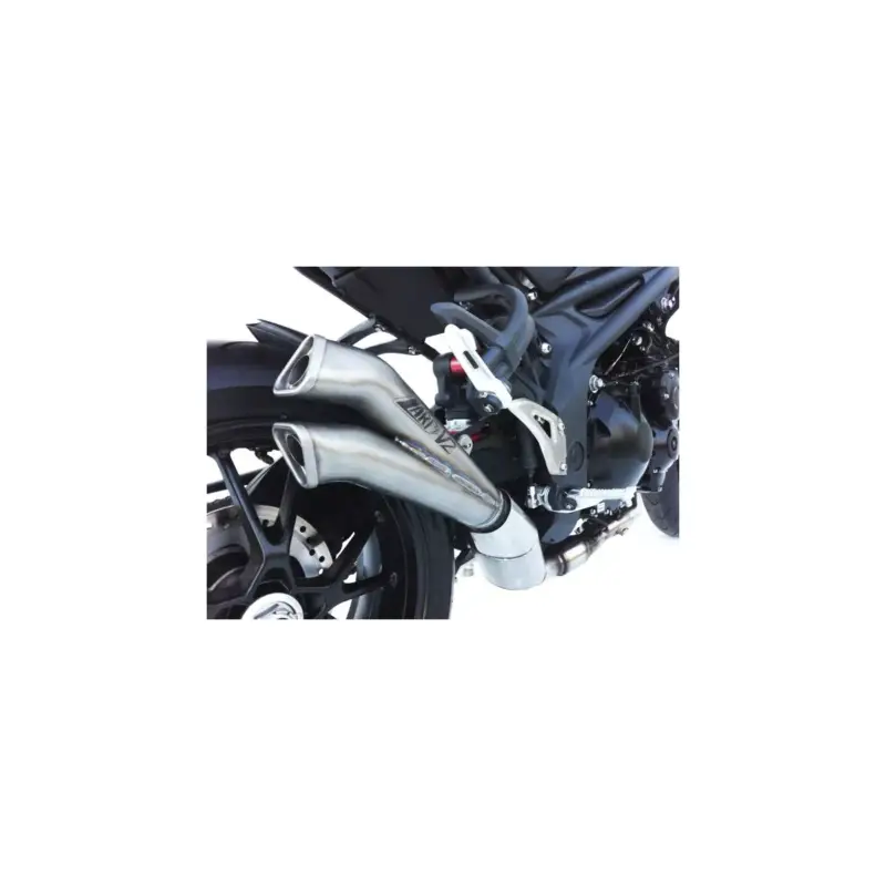 Silencieux inox racing V2 ZARD pour Triumph Speed Triple 2011-2015 Remise