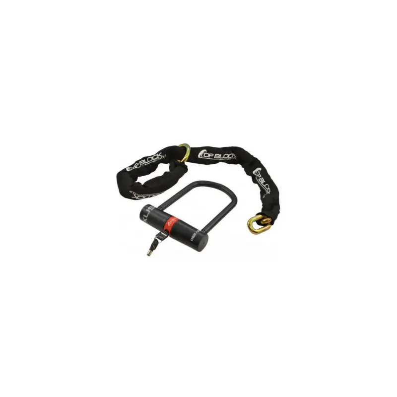Antivol moto en U avec chaine TOP BLOCK NEXUS 146/180 pour BMW CE04 Vente Flash