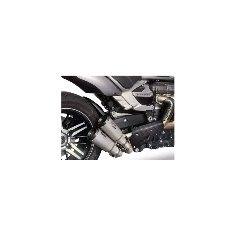 Échappement IXIL CT 4299 RC (double sorties) pour Triumph Rocket 3 GT / R 2021 et + Paiement Sécurisé