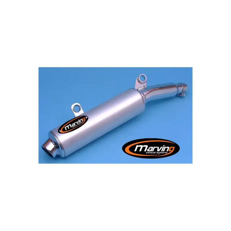 Marving - Silencieux Amacal DR 650 R 1992 Ø100 Chromé Revêtement Alu Homologué Satisfait Ou Remboursé