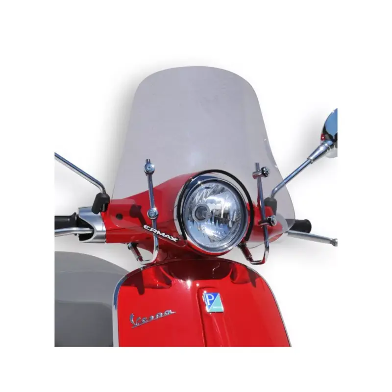 Pare-Brise scooter Ermax Sportivo 45cm pour Vespa 125 PX 2011-2015 Paiement Sécurisé
