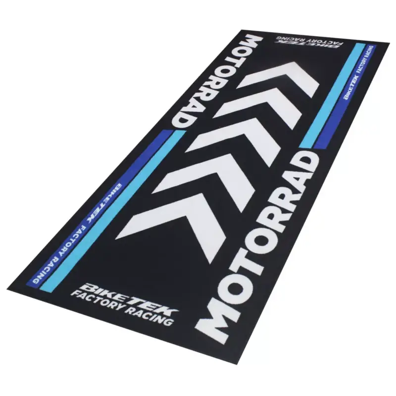 Tapis environnemental Moto MOTORRAD (idéal BMW) serie4 pour garage, atelier, paddock ou showroom Prix Promo