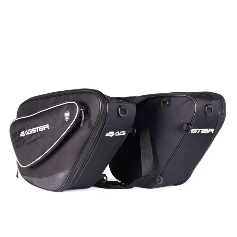 Sacoches cavalières Bagster Pulse XSC038 RIVAL, Noir et Gris, 20 à 30 Litres Petit Prix